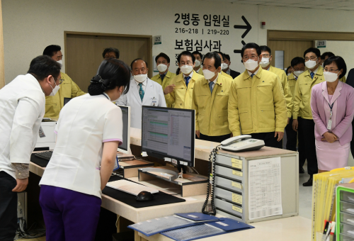 목포의료원 방역현장 점검