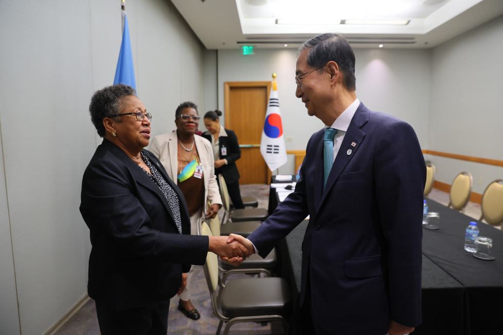PM meets Secretary General of the Caribbean Community Carla Barnett