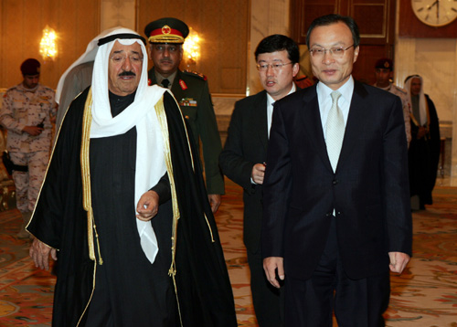 사바 쿠웨이트 총리 주최 공식만찬