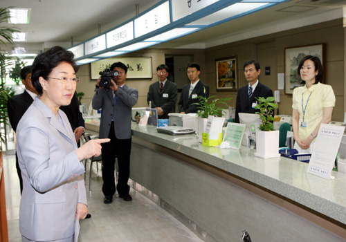 공명선거 관련 북아현1동사무소 방문