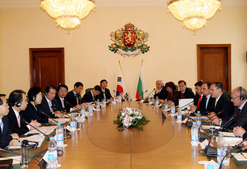 한-불가리아 총리 단독 및 확대회담
