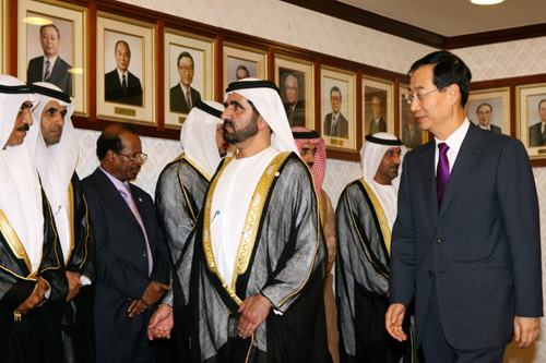 07.5.22(화) 한·UAE 총리 협정서명식 임석