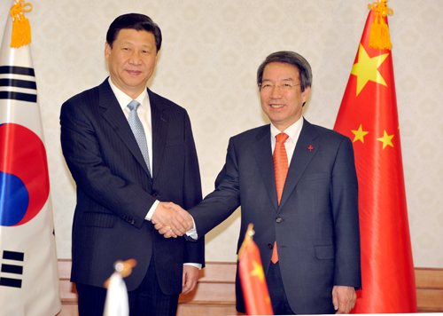 시진핑 중국 국가부주석 접견