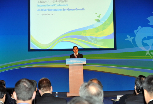 김 총리, 4대강살리기사업 국제학술회의 참석