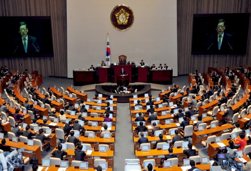 김 총리, 새해예산안 시정연설