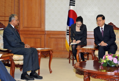 김 총리, 따얄 주한 인도대사 접견