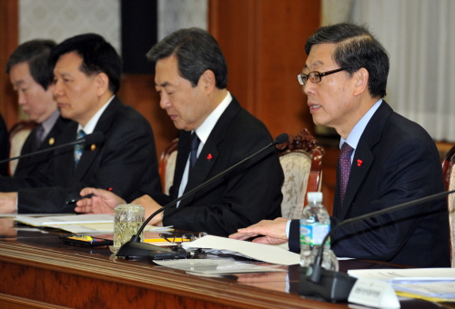 김 총리, 2012년 첫 국가정책조정회의 주재