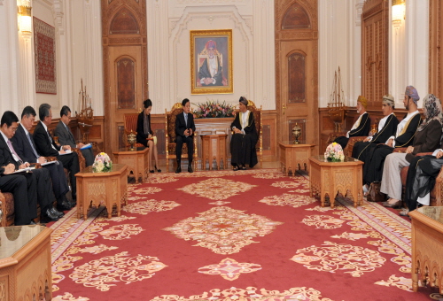 김 총리, 오만 부총리와 회담
