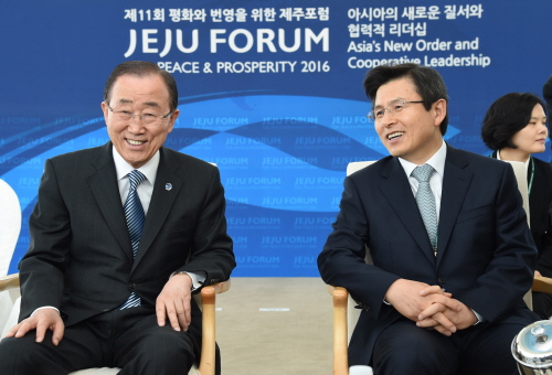 U.N. chief meets S. Korean prime minister
