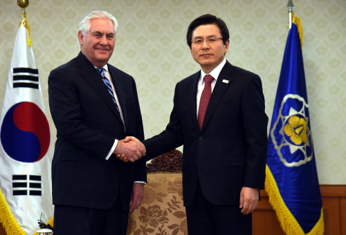U.S. Secretary of State Rex Tillerson pays a visit to the acting President