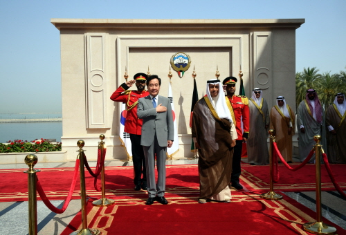 Prime ministers of S. Korea, Kuwait