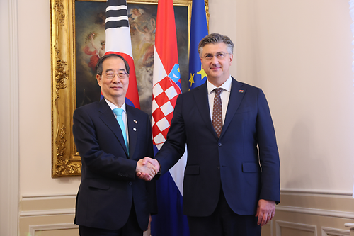 한-크로아티아 총리 회담