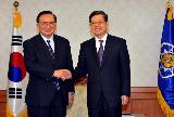 김 총리, 탕자쉬안 전 중국 국무위원 접견