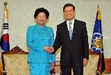 김 총리, 천 즈리 중국 전인대 부위원장 접견