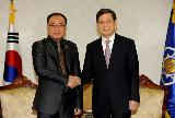 김 총리, 솜삭 끼아추라논 태국 국회의장 접견