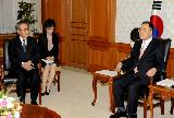 정 총리, 한일경제인 일본대표단 접견