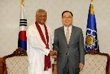 정 총리, 자얀타 라자팍사 스리랑카 국회의장 접견