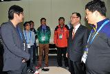 정 총리, 소치 동계올림픽 메인 프레스센터 방문 
