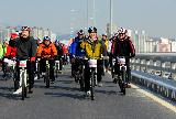 정 총리, 원코리아 뉴아시아 자전거원정대 입성식 및 축하