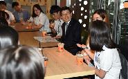 황 총리, 광복70년 젊은세대와의 대화 
