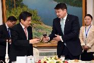 치메드 사이칸비레그 몽골 총리 주재 공식 만찬 참석