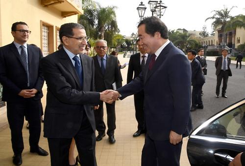 PM meets Moroccan PM  