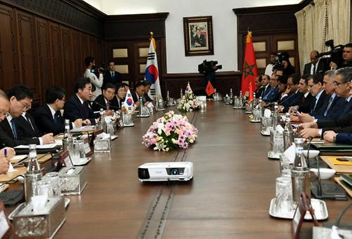 S. Korea-Morocco PM talks 