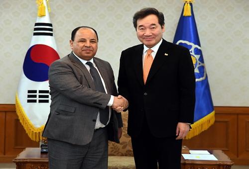 PM meets Egyptian finance minister